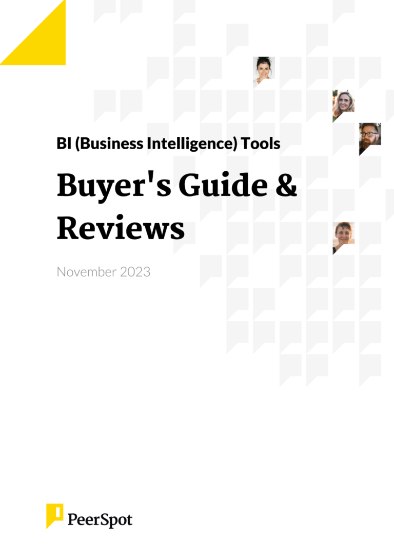 BI (Business Intelligence) Tools: Buyer’s Guide & Reviews, November 2023