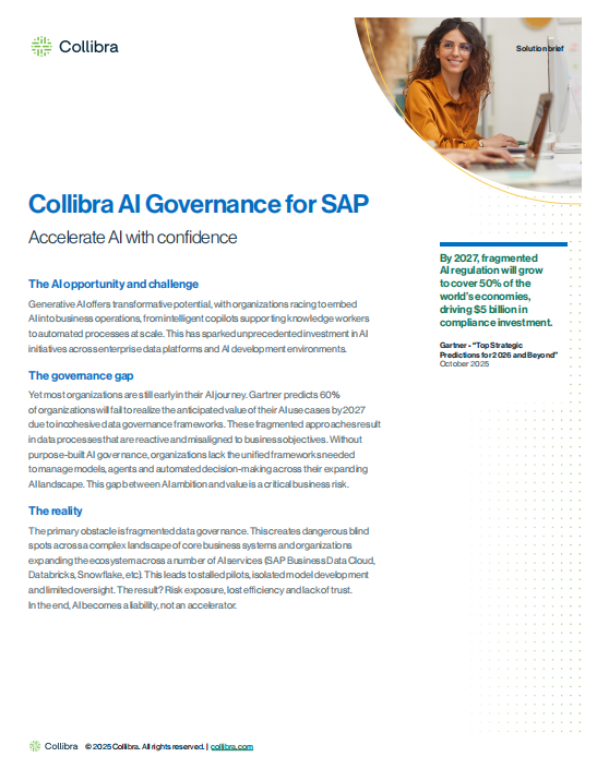 Collibra AI Governance for SAP