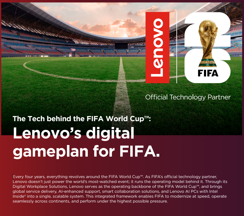 Infographic: Lenovos digital gameplan for FIFA.